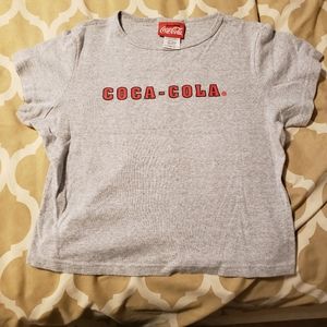Vintage Coca-Cola Ladies Gray Large Tee